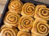 Brioche roulée à la confiture de potimarron