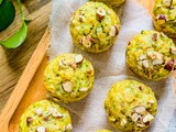 Muffin de courgette moelleux aux tomates séchées et noisettes
