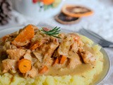 Poulet au cidre et aux pommes