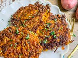 Rosti de carotte et pomme de terre