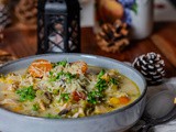 Soupe de poulet aux légumes d’hiver