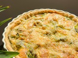 Tarte au brocolis et fromage healthy