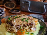 Tofu fumé et champignons façon stroganoff