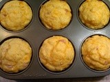 Canadian Bacon& Cheese Muffins