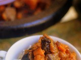 Beef Tagine with Sweet Potato and Prunes (Tagine Lahma bil Batata)