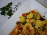 Cauliflower and potato curry