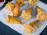 Cheese Veg Cones With Left Over Roti