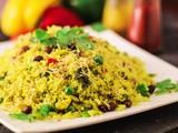Healthy Vegetable Poha | Breakfast Recipe