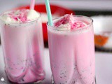 How To Make Rose Falooda Milkshake Recipe