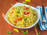 Maggi Noodles in Magic Masala Style – Indian Vegetarian Recipes