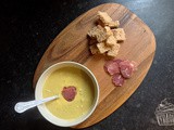 Chicken Leek Mushroom Soup with SnackingHam from Serious Pig