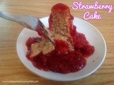 Strawberry Cake with Strawberry Sauce