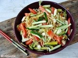 Salata asiatica cu taitei somen