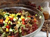 Salata marunta cu vinegreta din otet balsamic de zmeura