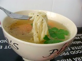 Supa de pui cu taitei de casa - Chicken noodle (homemade) soup