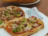 Bread Pizza | Easy Kids Recipe