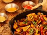 Aloo-Guvar Subji Recipe | Spicy Potato & Cluster Beans Curry