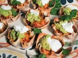 A Healthy Appetizer – Mexican Bean and Salsa Wonton Cups