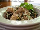 Chicken and Chard Sauté with Lemon and Basil