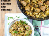 Hearty Lentil Stew with Chicken Sausage Meatballs and Parsnips