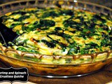 Light and Healthy Shrimp and Spinach Crustless Quiche