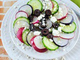 Radish Salad with Cucumbers, Feta, and Olives and a Celtic Sea Salt Giveaway