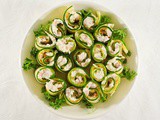 Slender Ham and Zucchini Rollup Appetizer – 5 Ingredient Friday
