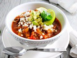 Slender Slow Cooker Chili with Beef and Root Vegetables