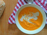 Sweetpotato soup with chicken Σούπα γλυκοπατάτας με κοτόπουλο
