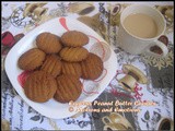 Eggless Peanut Butter Cookies