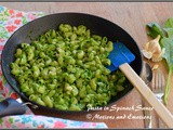 Pasta in Spinach Sauce / Macaroni in Spinach Sauce