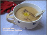 Red Lentil Soup / Masoor Dal Soup
