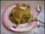 Zucchini-Cheese Pancakes / Savoury Pancake Recipe
