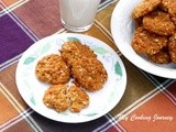 Anzac Biscuits - a Popular Biscuit/Cookie from Australia and New Zealand (Egg Less Cookies)
