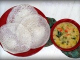 Appam and Vegetable Stew (Ishtew) from Kerala – Fermented Rice Pancakes with Vegetable Stew