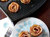 Baked Apple Roses – Apple Roses with Puff Pastry