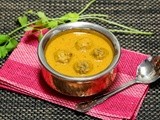 Cabbage and Paneer Kofta Curry