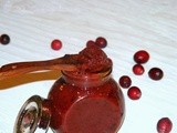 Cranberry Pickle / Kuruthi Nelli Oorukkai