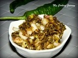 Hmarcha Rawt from Mizoram - Roasted Green Chili Chutney