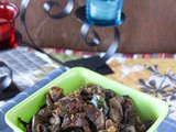 Kathirikkai Podi Curry – Eggplant Poriyal with Spice Powder