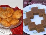 Moong Dal Kachori and Atte Ka Sheera - Fried dumplings filled with lentils and Wheat flour Halwa
