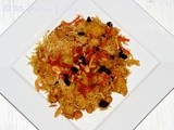 Quabuli Pulao / Kabuli Pulao – National Dish of Afghanistan (Vegetarian)