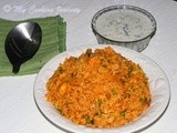 Tamatari Kasoori Pulao – Flavorful rice with juicy tomatoes and fragrant dry Fenugreek leaves