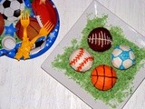 Vanilla Cupcakes with Butter Cream Frosting – Sports Themed - Classic Butter Cake with Classic Butter Cream Frosting