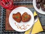 Aloo Qeema Cutlets ( Potato and Minced meat Cutlets)