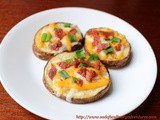 Cheesy Potato Rounds featuring Mina Halal Chicken Strips