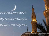 Virtual Eid Potluck Party Announcement