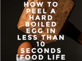 How to Peel a Hard Boiled Egg In Less Than 10 Seconds – Life Hack