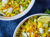 Khatta Meetha Indori Poha – Beaten Rice Fry [video recipe+story]