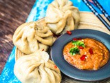 Nepalese Whole Wheat Steamed Veg Momos Recipe | How to Make Veg Dumplings | Video